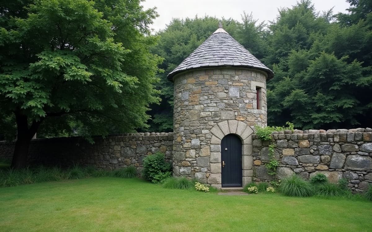 Lisière du bois de Saint-Alouarn à Guengat, près du manoir et de sa tour à cadran solaire